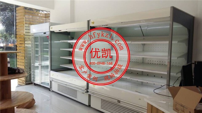 蕪湖水果風(fēng)幕柜案例