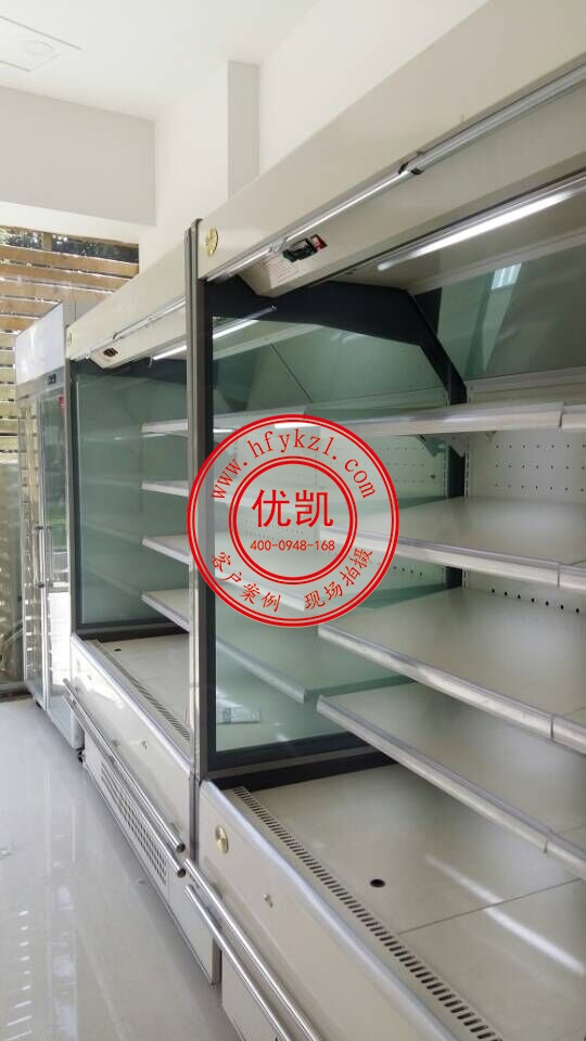 蕪湖水果風(fēng)幕柜案例