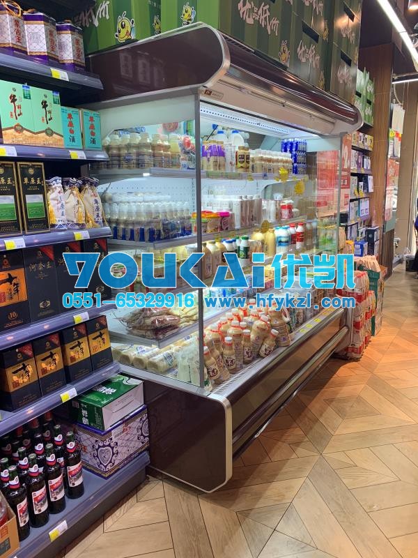 揚(yáng)州便利店乳品冷藏風(fēng)幕柜