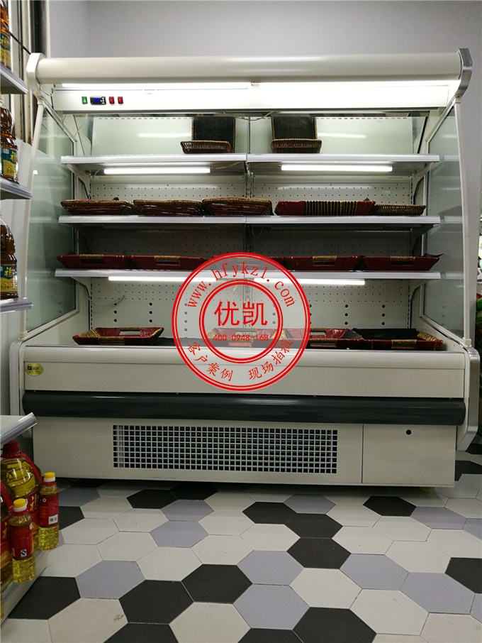 生鮮連鎖店案例2風(fēng)幕柜
