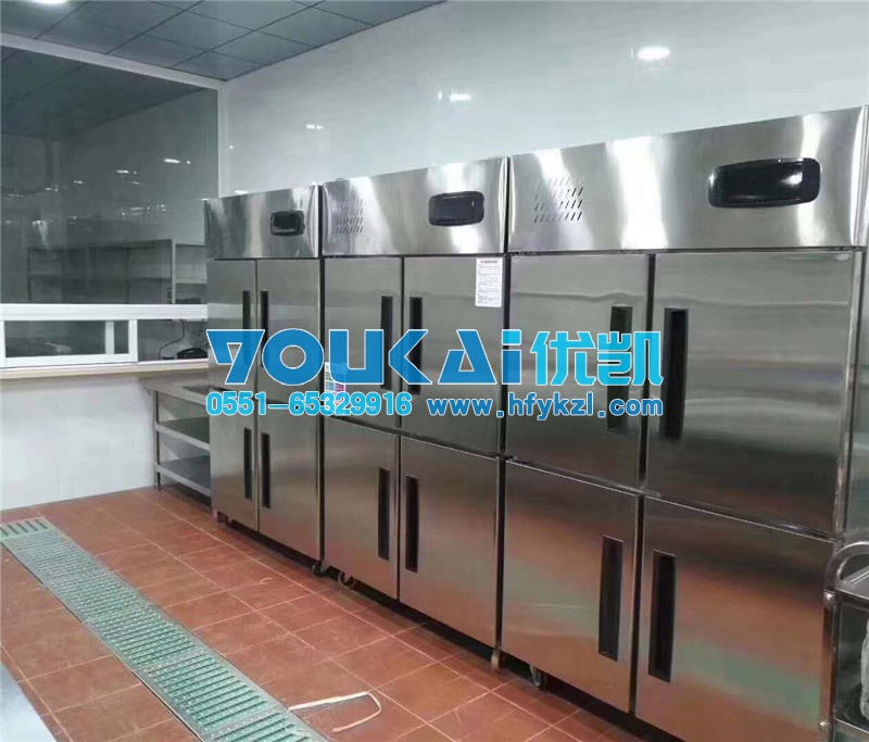 武漢四門(mén)廚房冷柜案例（風(fēng)冷款）