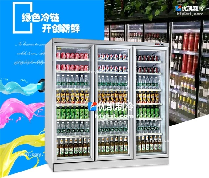 三門(mén)便利店飲料展示柜（外置壓機(jī)）