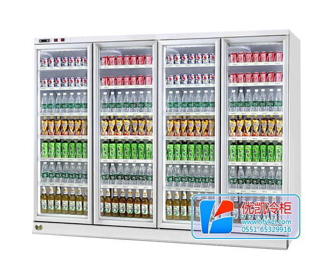 分體-大四門(mén)風(fēng)冷陳列柜（外置機(jī)）