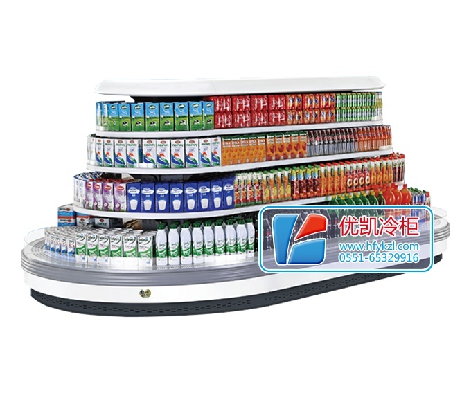 豪華環(huán)島風(fēng)幕柜（暢銷產(chǎn)品）