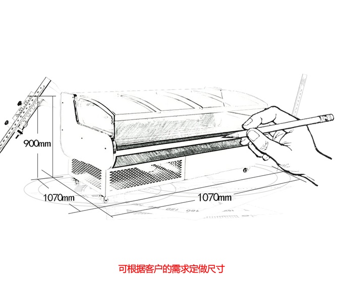 17SS03-10PA柜臺(tái)式冷藏鮮肉柜