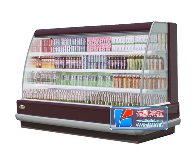 半弧形水果風(fēng)幕柜